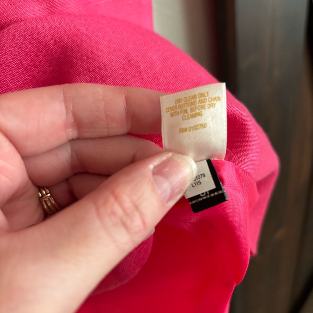 ❗️FINAL❗️Kate Spade Short Sleeve Pink Dress with Gold Accents 8 - Picture 9 of 10